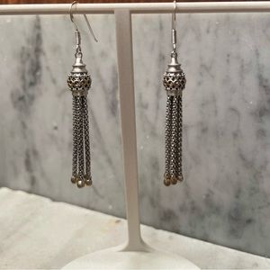Artisan Sterling Silver Dangle Earring